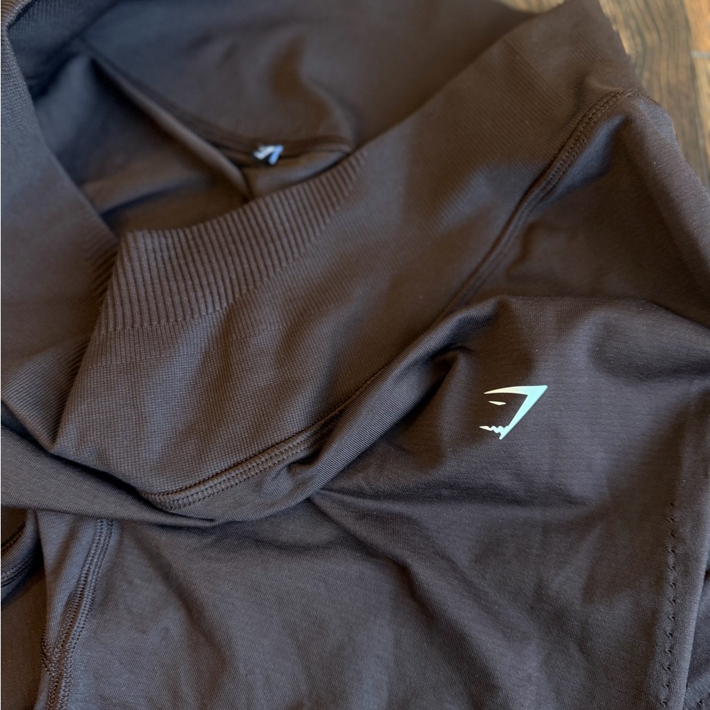 Gymshark Dark Brown SWEAT SEAMLESS LEGGINGS XXL - Picture 5 of 9